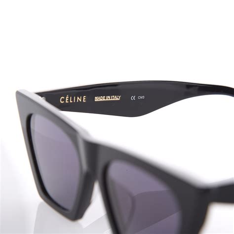 celine edge cl 41468/s 807ir sunglasses black gray women italy|Celine CL41468/S 807/IR Sunglasses in Black.